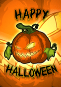 Citrouille malicieuse pour Halloween